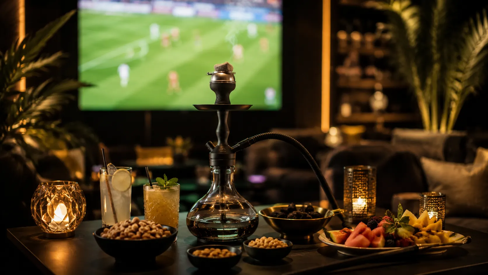 Public Viewing in der Palms Lounge